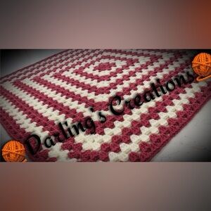 Beautiful crochet baby blanket